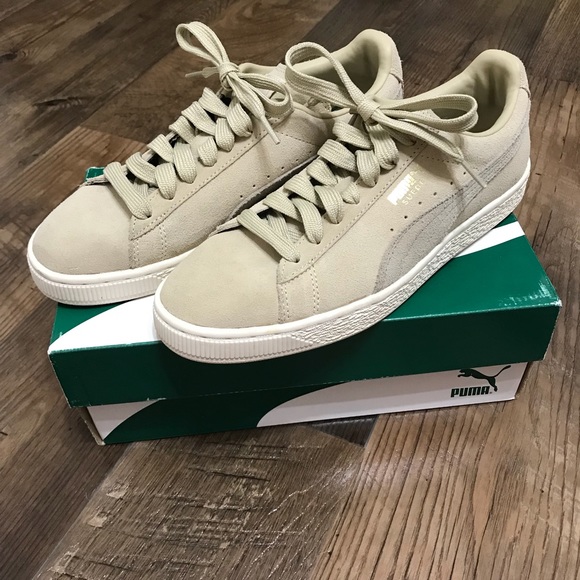 puma suede pale khaki